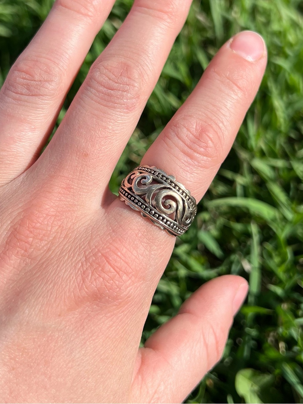 Sterling Silver Filigree Ring